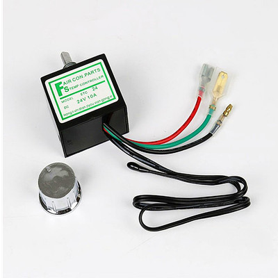 Temperature Rotary Switch Dc 12v / 24v 10a With Sensor For Auto A/c Thermostat