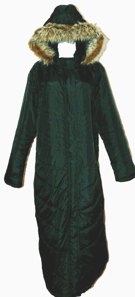 YOKI ABRIGO MUJER POLIÉSTER ACOLCHADO ABRIGO POLIÉSTER PARKA CHAQUETA CREMALLERA LATERAL ~ 1X-2X Foto 4 de 4