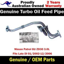 Turbo Pros Genuine Oil Feed & Return Pipe For Mitsubishi Pajero 4M41 3.2L VT13