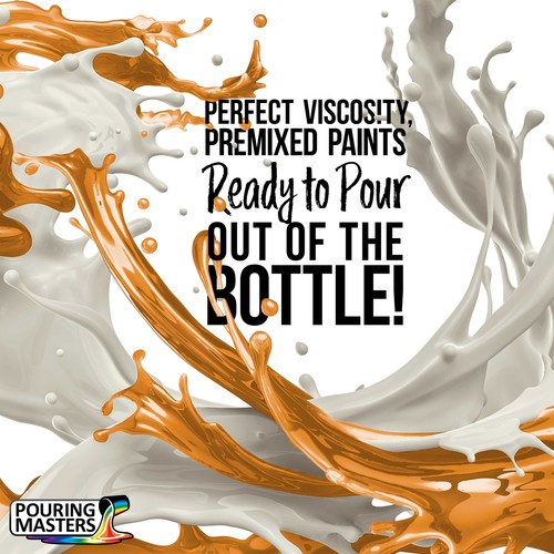 Pouring Masters Golden Ochre 8-Ounce Bottle Water-Based Acrylic Pouring Paint - 第 2/6 張圖片