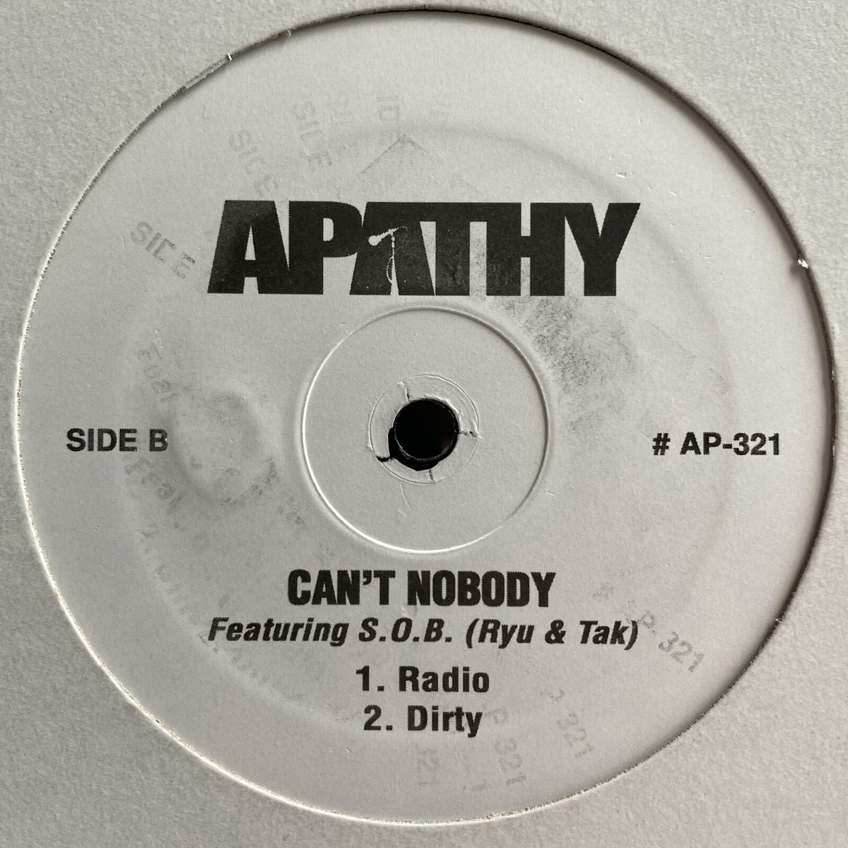APATHY - IT TAKES A SEVEN NATION ARMY / CAN'T NOBODY (12