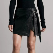 NWT Rag  Bone James Leather Mini Skirt sz 10