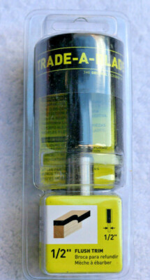 Trade-A-Blade (TRTBP236) Double Flute 1/2'' Flush Trim Router Bit w/1/2'' Shank