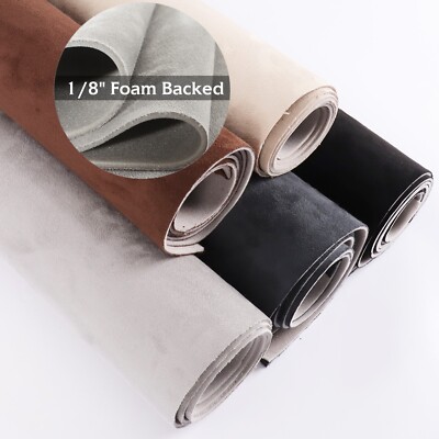 Suede Headliner Fabric Upholstery Material Backing Foam Roof Liner Retread Lot