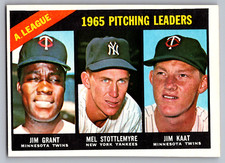 1966 TOPPS #224 JIM 'MUDCAT' GRANT/MEL STOTTLEMYRE/JIM KAAT