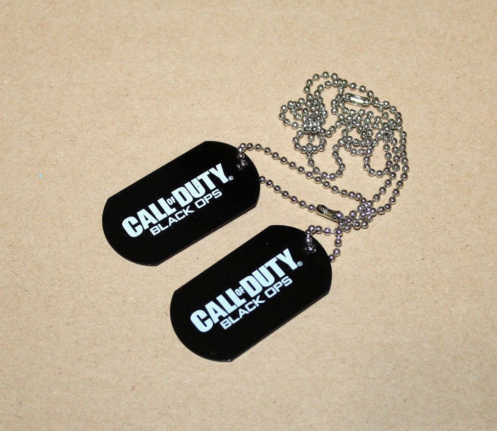 COD Call of Duty Black OPS promo Dog Tags PlayStation 3 Xbox 360