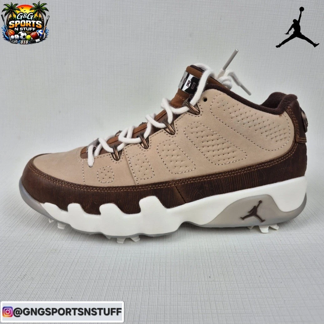 Happy Life Wood x Air Jordan 9 Golf Low Woodgrain for Sale