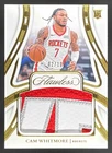2023 Panini Flawless Basketball Gold Cam Whitmore #PAT-WHI