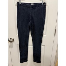 Chico's Womens Skinny Leg Jeans Pull On Dark Wash Indigo Size 0.5 Regular
