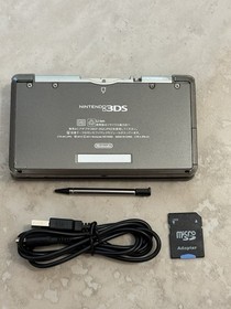 Nintendo 3DS Console Black Edition With Charger US SELLER  Good Condition