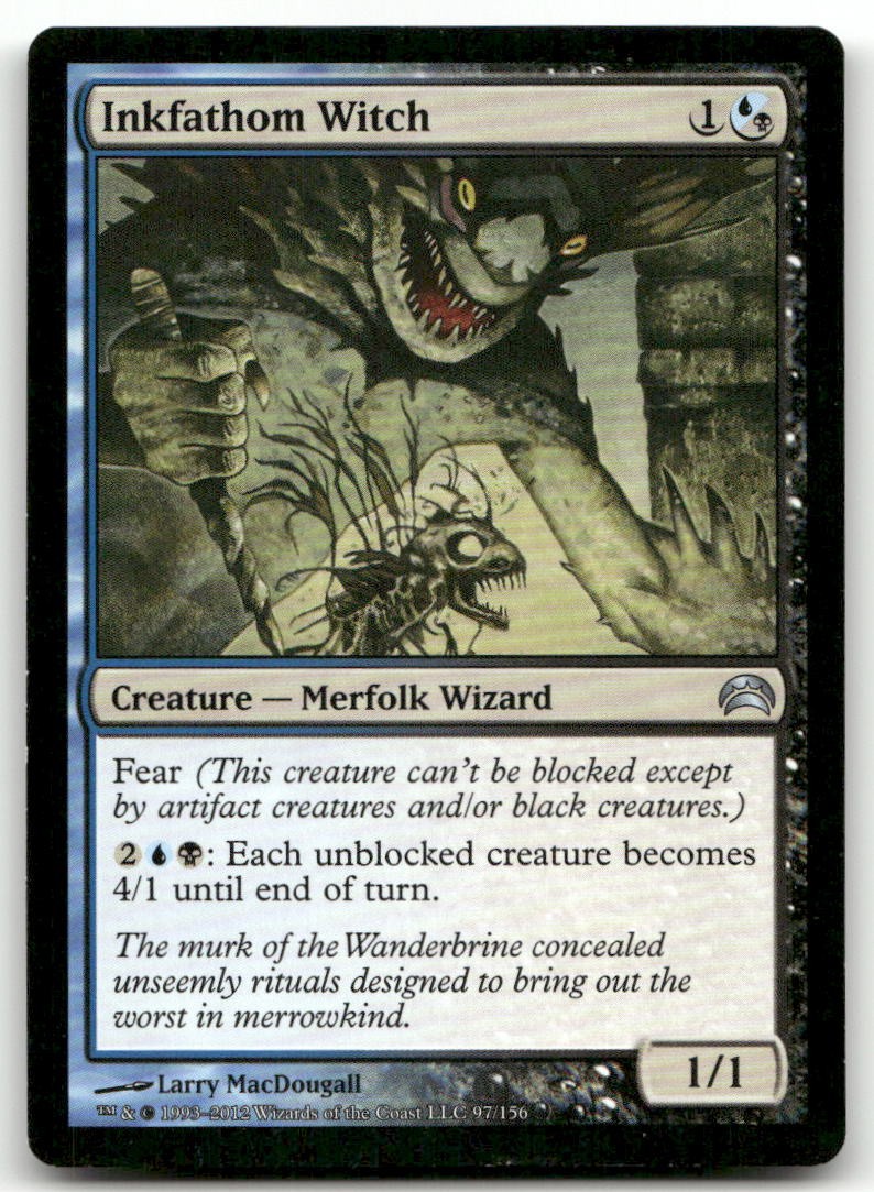 Inkfathom Witch #97 (MP) Planechase 2012 PC2 Magic MTG