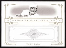 Yale Lary 2007 Playoff National Treasures Gold #/5 #89 Detroit Lions