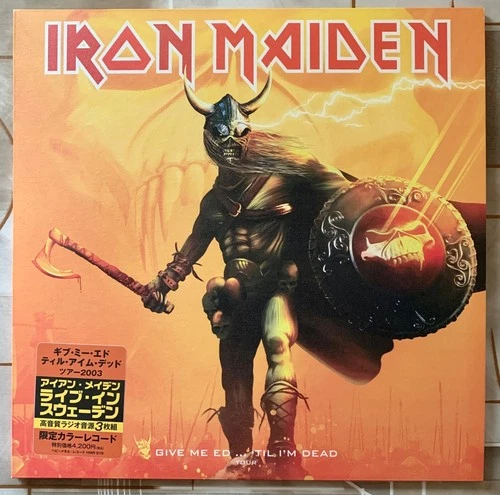 Iron Maiden - Give Me Ed... 'Til I'm Dead Tour - 3 LP + Poster - 2022 - Europe