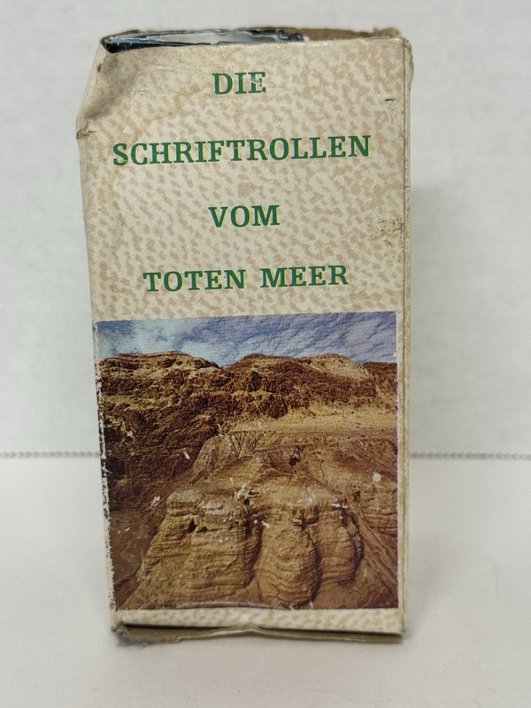 Vintage Mini Dead Sea Scrolls, Handmade Replica Souvenir Holy Land Gift With Box
