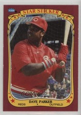 1986 Fleer Star Stickers Dave Parker #84 HOF l5x