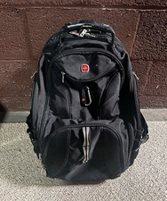 SwissGear ScanSmart Laptop Backpack Black Travel School TSA Friendly