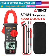 Digital Multimeter Tester AC DC Volt Ohm Amp Clamp Meter Auto Range LCD Handheld