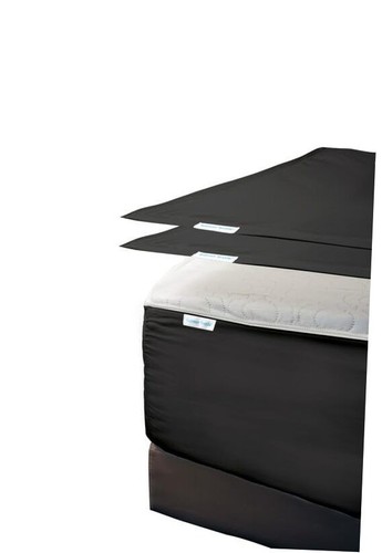 Zip On Fitted Sheet - Includes 1 Fitted Base + 2 Zip Sheet - Easy to Change,