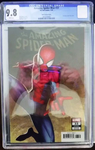 Amazing Spider-Man #33 Marvel Comics 1/20 Basri Variant Cover CGC 9.8 White Page