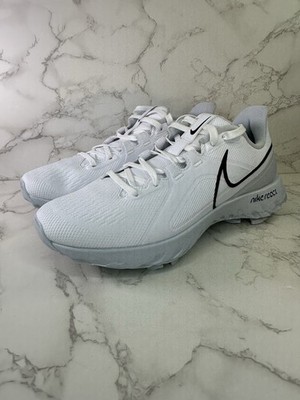 Nike React Infinity Pro Golf Shoes Cleats Men's Size 9 White Black CT6620-105