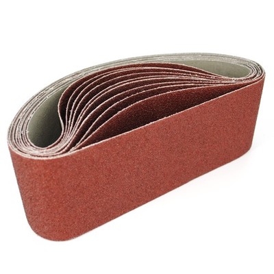 10 Schleifbänder [ 75x457 mm ] Bandschleifer Schleifband Körnung 60 | K60 | P60
