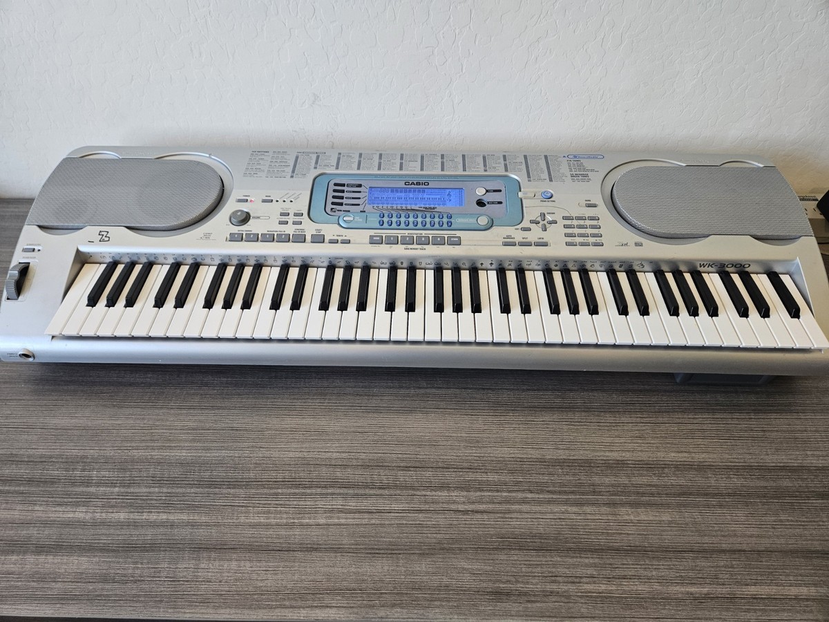 CASIO WK-3000 - Keyboard - Tested & Working With Power Adapter | eBay