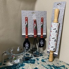 Disney ~ The Nightmare Before Christmas  Utensils, Rolling Pin & Jug