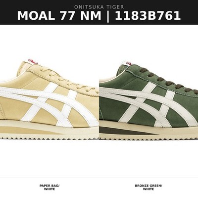 Onitsuka Tiger MOAL 77 NM 1183B761 2 Colors Unisex Adult Shoes Japan