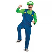 Super Mario Bros. Luigi Classic Adult Costume