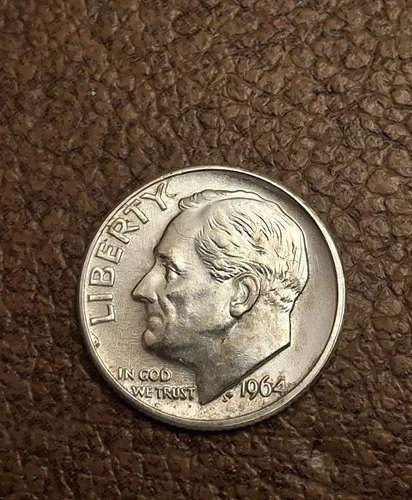 1964-D ROOSEVELT DIME Coin  condition VERY GOOD (see photos) #1