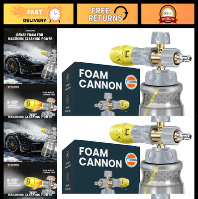 #ad #ad Heavy Duty Foam Cannon for Pressure Washer 1L Adjustable Nozzle Soap Sprayer $56.99