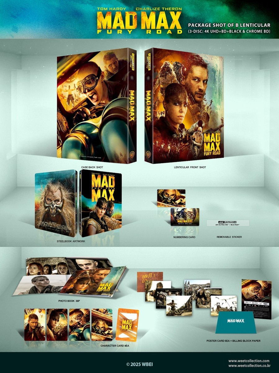 Mad Max Fury Road Furiosa 2-Film Collection 4K BLU-RAY Steelbook