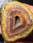 Rare Natural Warring States Red Agate Rough Geode Quartz Crystal Specimen 96G