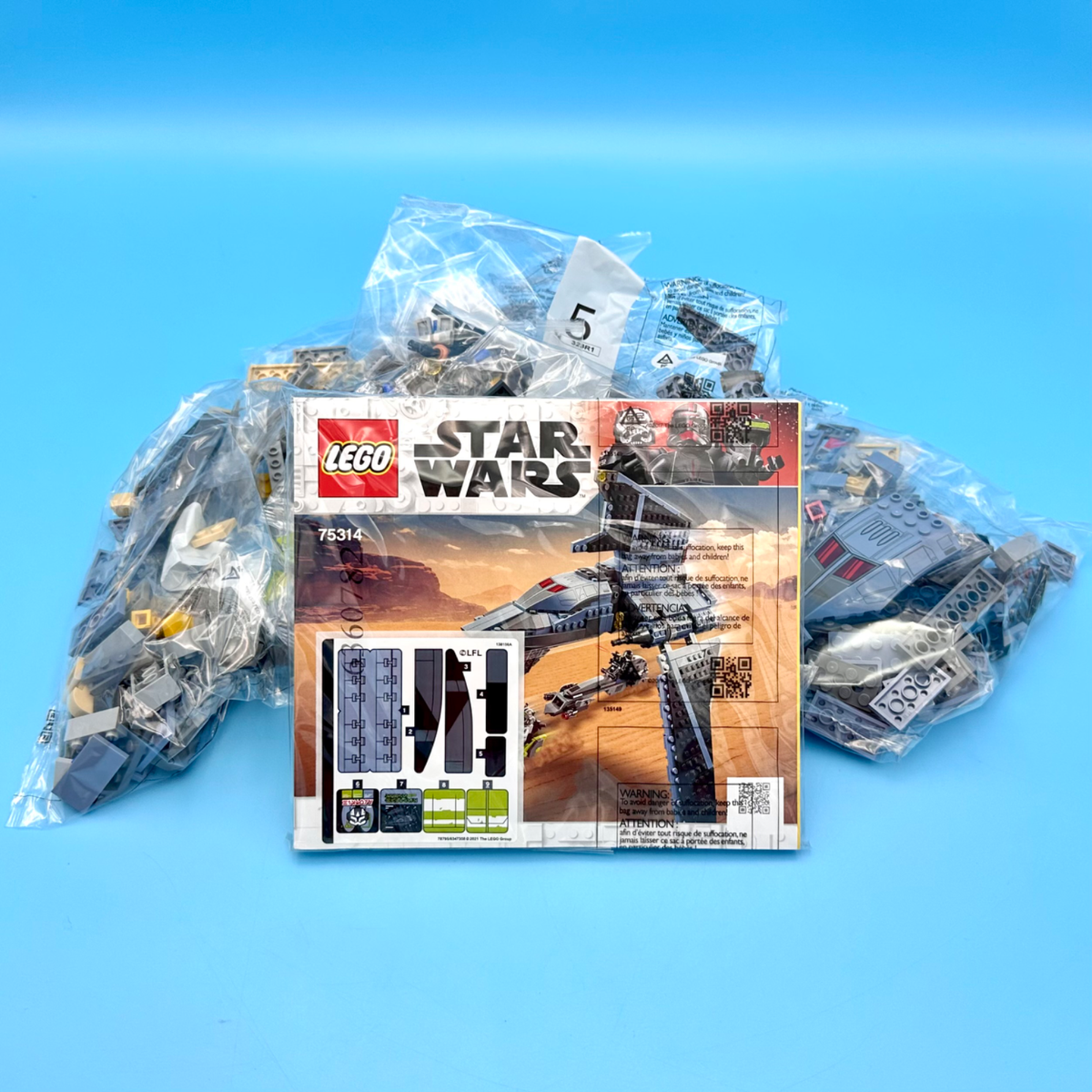 LEGO Star Wars The Bad Batch Shuttle with 5 Minifigures 75314
