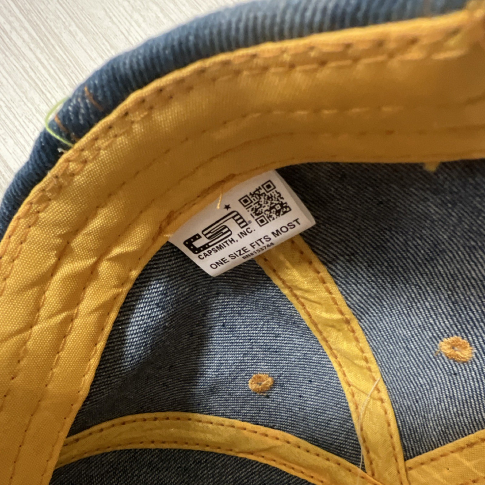 Capsmith USA Flag Rhinestone Adjustable Baseball … - image 3