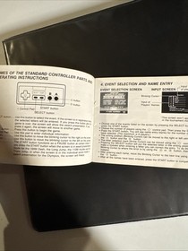 POWER PAD Controller Accessory Nintendo NES Instruction Manual Booklet ONLY