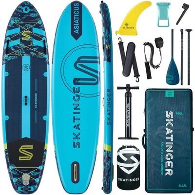 Paddle Board 11 6 35 Extra Wide 450lb SUP Skatinger Inflatable Super Ultra Stand