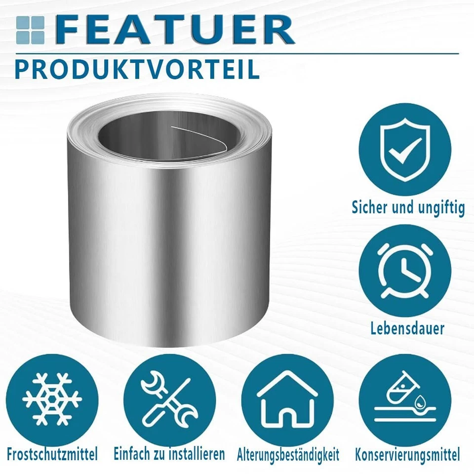1060 Aluminiumband Dicke/Stärke 0,1mm-2mm Aluminiumblech Alufolie Streifen Folie - Bild 3 von 4