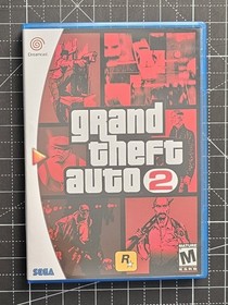 Dreamcast GTA Grand Theft Auto 2 Custom Case - NO Game or Manual