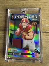 2024 Prizm - Premier Jerseys #PJ-LMY Luke McCaffrey - Washington Commanders