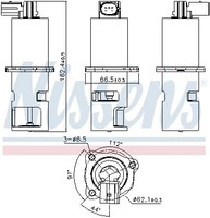 1X Nissens 98163 Agr-Ventil FüR Jaguar Dacia Jeep