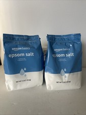 Epsom Salt Soaking Aid Fragrance Free Box With 6 Bags Of 3LB
