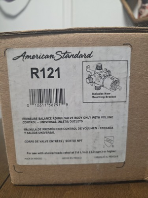 #ad American Standard R121 Pressure Balance Rough Valve Body Only W Volume Control $69.99