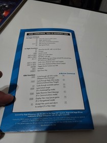 Wing Commander Sega CD  Genesis Instruction Manual Only No Game Or Case