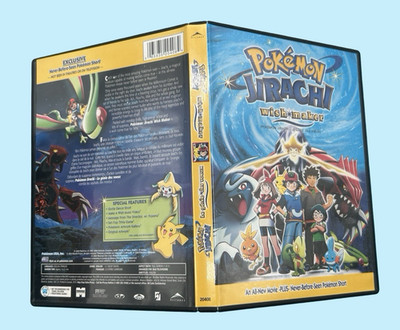 Pokemon Movie Jirachi Wish Maker (DVD 2010) Tested & Working