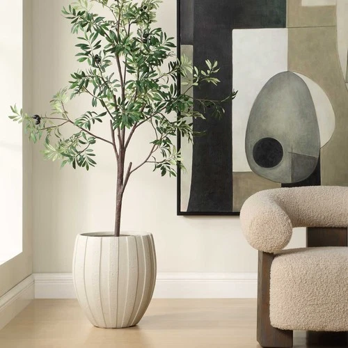 Uttermost Ridgehaven Textured Outdoor Planter - Picture 3 of 6