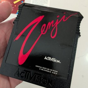 Zenji (Colecovision, 1984) Box, Manual, Catalog, Tray, & Cartridge - Authentic 