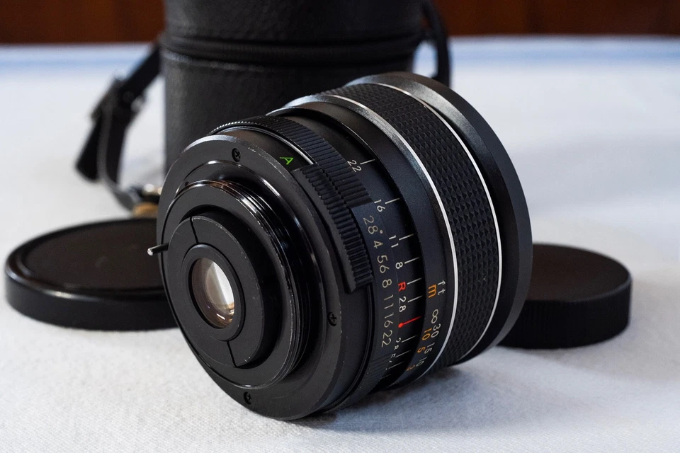 Lente Gran Angular Petri 28mm Rara - Marco Completo M42 Pentax Montaje Rosca MIJ COMO NUEVA Foto 3 de 4