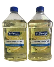 Softsoap Liquid Hand Soap Refreshing Citrus Refill 32 Fl Oz Each New Pack of 2