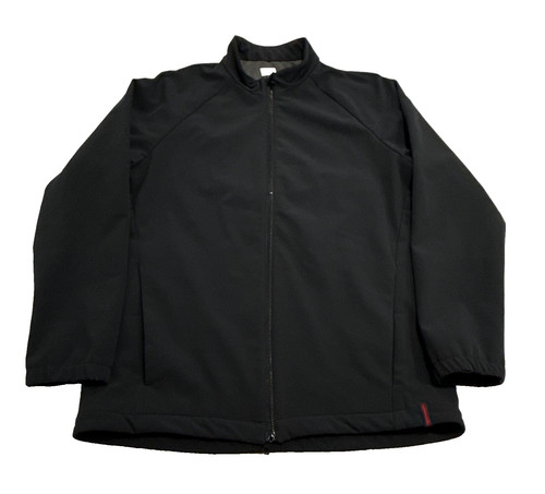 NWKC Northwestern Knitting Company XL Soft Shell Jacket Black Lined Merino